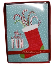 Oh What Fun! - Christmas Boxed Card Set - 18 ct Christmas Greetings Cards