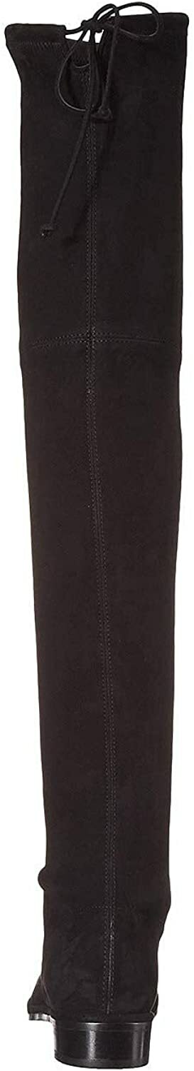 Stuart Weitzman Women's Lowland Over-The-Knee Boot Black Suede Stretch Size 11 M image 2