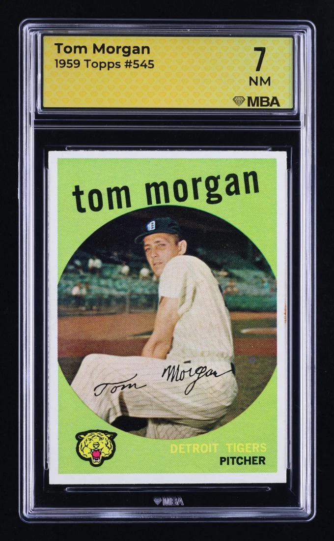 Tom Morgan trading card