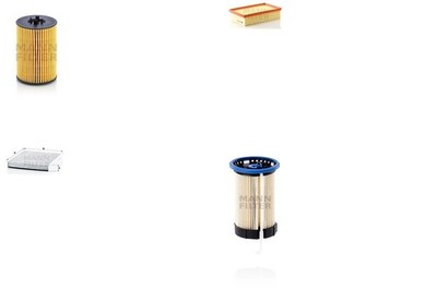 MANN-FILTER Inspektionspaket Filtersatz XL Filtereinsatz Aktivkohlefilter für VW