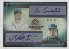 2004 SP Prospects Draft Duos 68/175 Eric Campbell John Holt #DD-EJ Auto 0e3