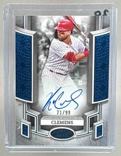 Kody Clemens 2024 Topps Tier One #BOA-KC Blue Foil Break Out Auto /99