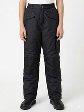 Ixtreme Outfitters Kids Boy Sz 12/14 Black Snow Skiing Insulated Pants w Pockets
