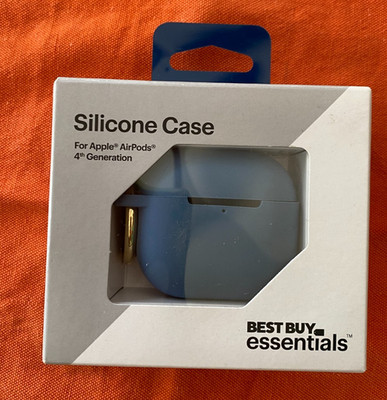 Best Buy essentials - Case for Apple AirPods 4 & AirPods 4 Active Noise - Blue