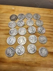 90% Silver Walking Liberty Half Dollars Roll $10 Face 20 Coins Circulated