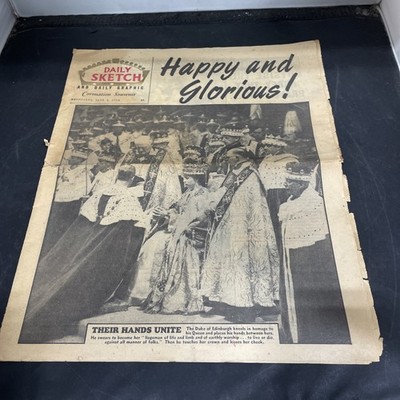 Daily Sketch June 3, 1953 Happy and Glorious!