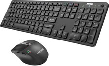 Arteck Universal Multi-Device Bluetooth Keyboard and Mouse Full Size Wireless Bl