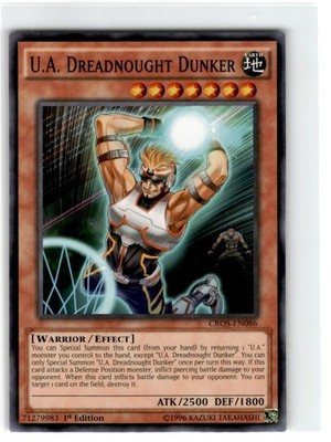 Yu-Gi-Oh! U.A Dreadnought Dunker 1st Edition CROS-EN086 Moderately Played Common