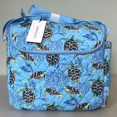 Vera Bradley Insulated Lunch Crossbody Bag SEA TURTLES AND  display picture 3