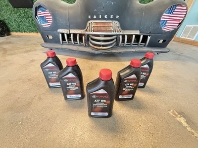 (5) Quart GENUINE TOYOTA ATF WS Automatic Transmission Oil 00289-ATFWS