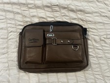 Waterproof Wear-resistant PU Men's Shoulder Bag Crossbody Bag For 8 In Laptop