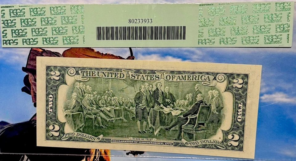 2003 2 $ Minneapolis Star Note PCGS 66 Gem PPQ Fr#1937-l* - Image 4 of 4