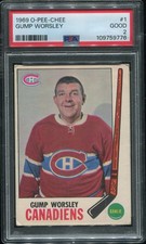 1969-70 O-Pee-Chee # 1 Gump Worsley  PSA 2 good Make an offer