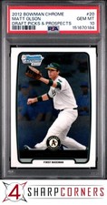 2012 BOWMAN CHROME DRAFT PICKS & PROSPECTS #20 MATT OLSON RC PSA 10