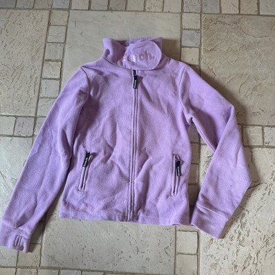Bench Fleecejacke Kinder Lila 11-12 Jahre Polyester Reißverschluss Logo