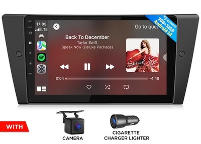9'' IPS Android 14 Autoradio für BMW 3er 2005-2013 E90-E93 GPS Navi Apple CarPlay