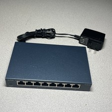 TP-LINK 8 PORT GIGABIT DESKTOP SWITCH TL-SG108 WITH POWER CORD
