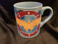Wonder Woman DC Comics coffee mug blue