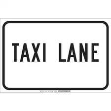 BRADY 129467 Traffic Sign, 12 in H, 18" W, Polyester, Rectangle, English, 129467