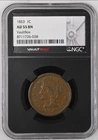 Photo of a 1853-P Large Cent from an eBay listing that sold on Jul 20, 2026