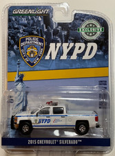 Greenlight 2019 Hobby Exclusive NYPD 2015 Chevrolet Silverado White