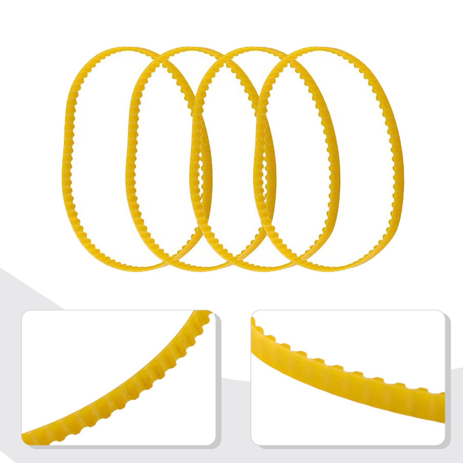 Lot de quatre courroies caoutchouc de remplacement compatibles Aquabot mod??le 3