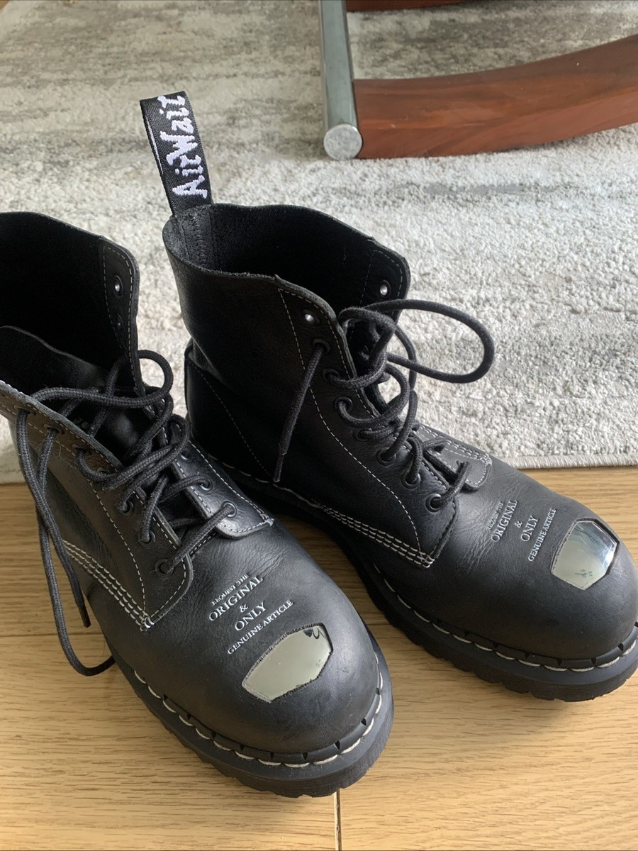 Martens 1460 Pascal Exposed Steel mens Black Leather Boots