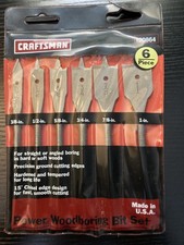 Craftsman 9-20864 6 PC POWER WOODBORING BIT S...