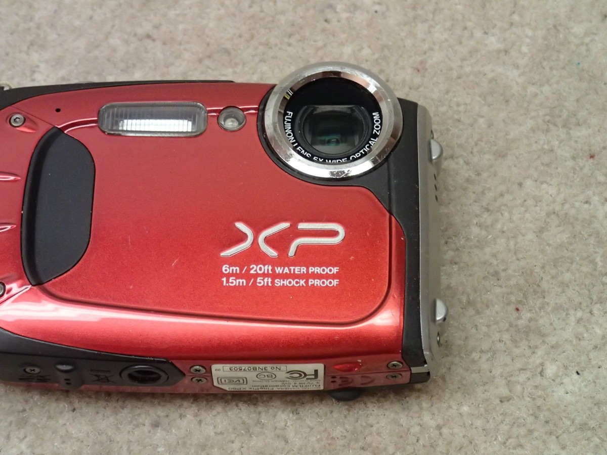 Fujifilm XP60 Finepix Red Digital Camera User Item | eBay