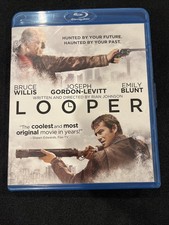 Looper 4K UHD Blu-ray Starring Bruce Willis, Joseph Gordon-Levitt Used