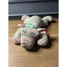 Ty Beanie Baby Zulu Zebra Pillow Pal Plush Toy NWOT