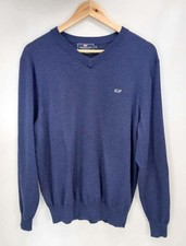Vineyard Vines Performance Knit Merino V-Neck Sweater Blue Men's Size Medium