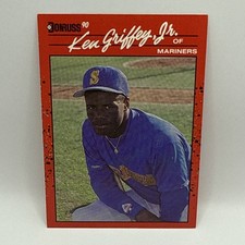 1990 KEN GRIFFEY JR. DONRUSS LEAF CARD #365 ERROR NO DOT AFTER INC