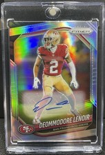 2025 Panini Prizm - Deommodore Lenoir #281 Silver Prizm 49ers Pre-owned. Mint