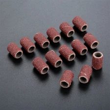 100Pcs Sanding Band 80 120 180 240 320 600 Grit Nail Drill File Machine Tool Bit