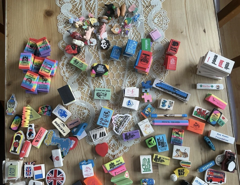 Novelty Erasers Over 200 Erasers A Wide Range of Designs New and Unused - Image 3 of 3