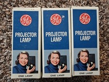 Lot of 3 GE DEK DFW Projector Lamp Light Bulbs 120v 500w