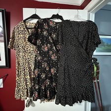 3 Women’s Wrap Around Cocktail Dress Size XXL
