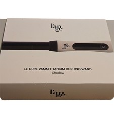 l'ange Curling Wand Iron 1" 25mm Titanium Curling Iron Shadow Color Hair