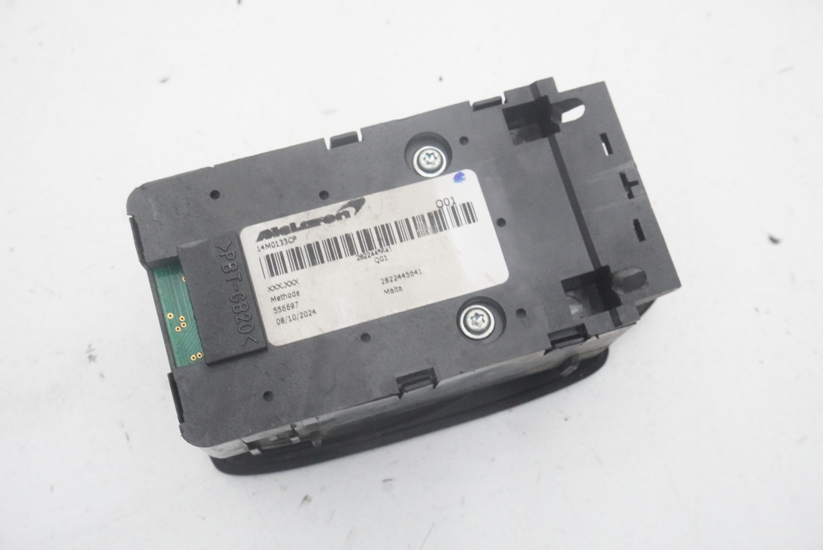 McLaren 750S Left Window switch P/N 14M0133CP