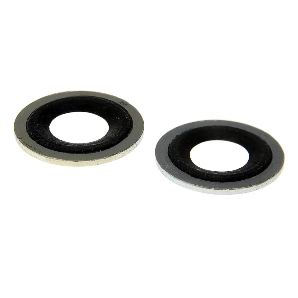 Junta de tapón de drenaje para Chevy Beretta/Cavalier 1994 1995 | 2 piezas | Metal/caucho Foto 3 de 4