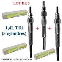 Newparts 3 GlüHkerzen FüR Polo 1.4 Tdi 75Ch Lupo 1.2 Tdi Arosa Motor