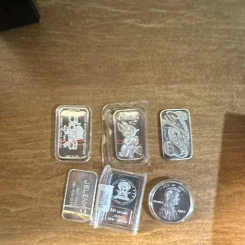 Generic Silver Bars and Rounds 5 oz +1 10 gram bar Silver Bullion