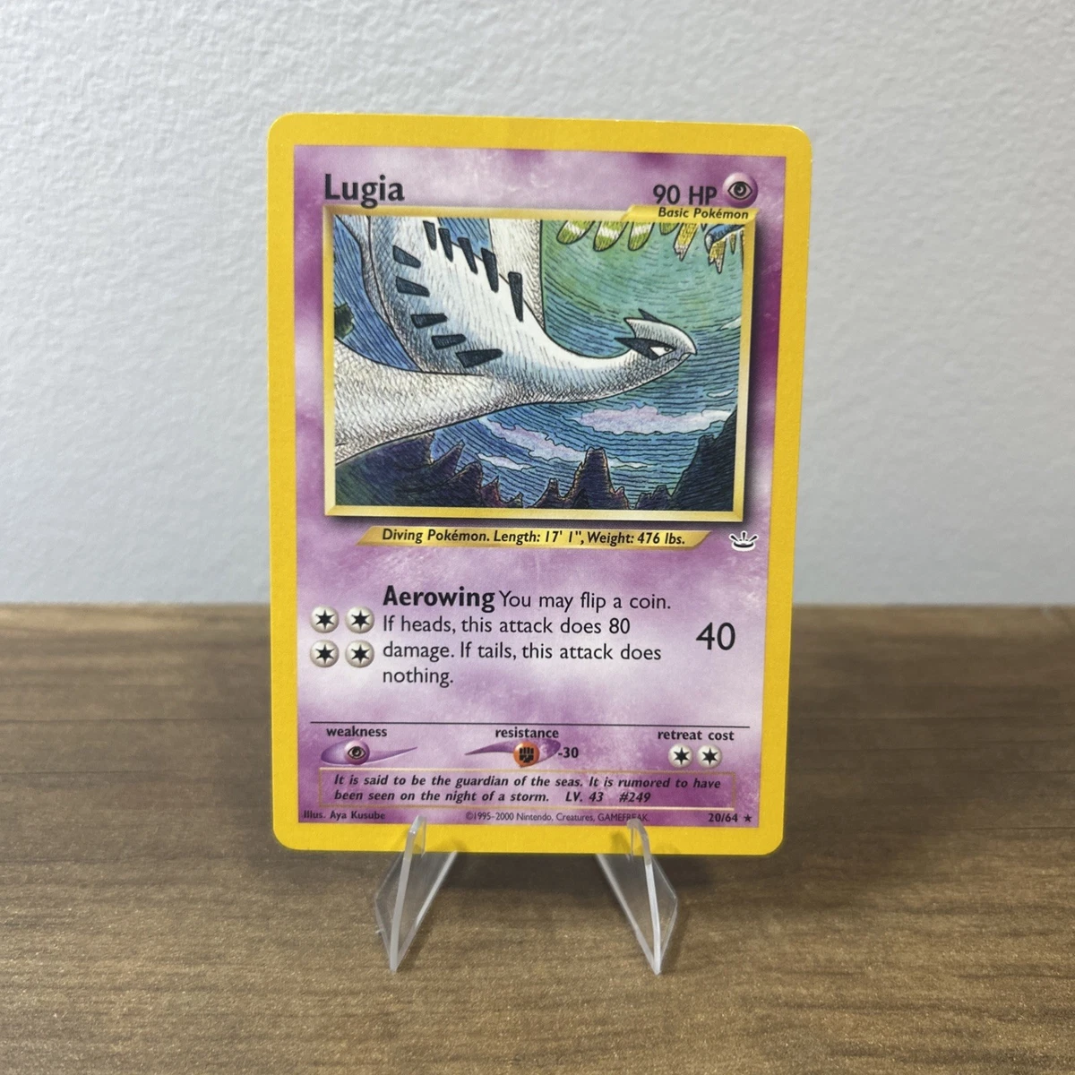 Lugia Pokémon TCG Neo Revelation Individual Collectible Card Game