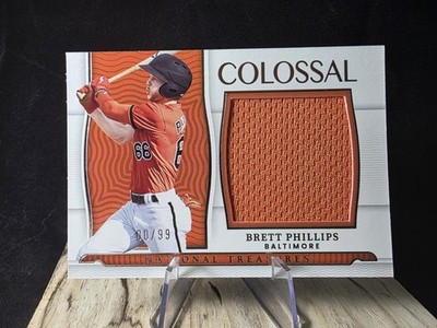 Brett Phillips 2022 National Treasures #CLM-BP Colossal Patch Player Worn /99  