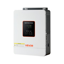 3000W Hybrid Solar Inverter, 24V DC to 230V AC Pure Sine Wave Inverter Charger w