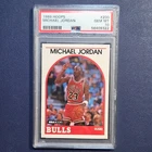 Hoops 1989 NBA Hoops Michael Jordan #200 Chicago Bulls PSA 10 Graded Card