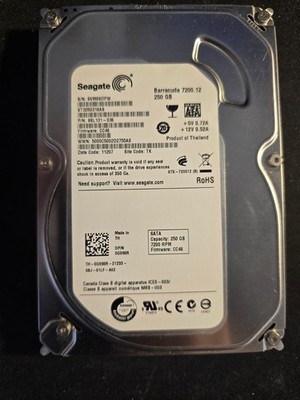 Seagate Barracuda 7200.12 ST3250318AS 250GB 3.5  SATA 7200 RPM HDD