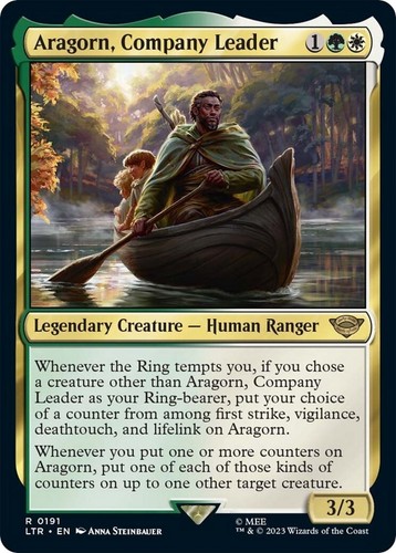 Aragorn, the Uniter (Borderless Poster) #741 *Foil* (NM) Universes
