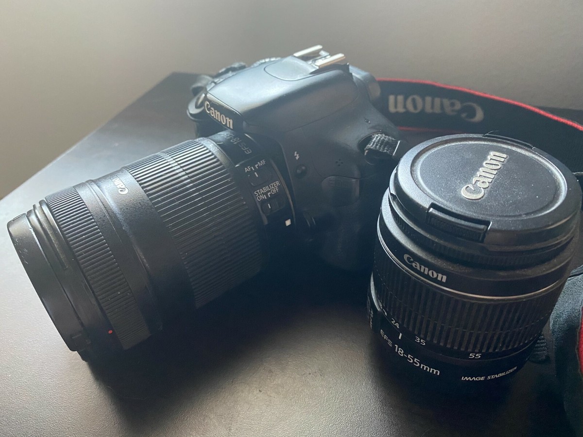 Canon 600D camera 18.0MP with EF-S 18-135mm f/3.5-5.6 lens | eBay